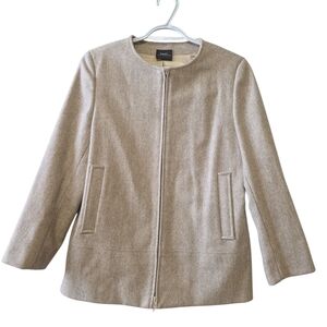 BOSSINI Light Brown Blazer With Silk Lining